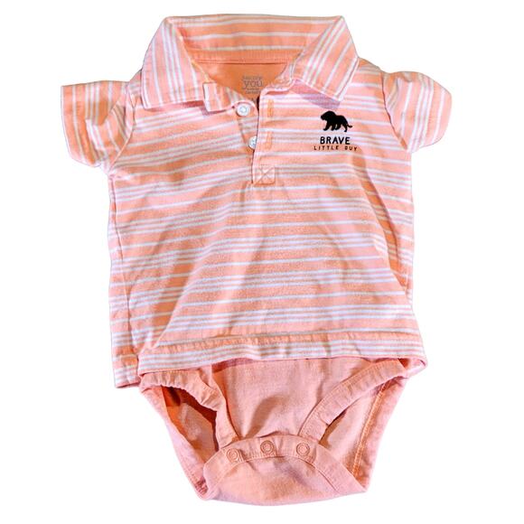 Lot of 9 Baby Boy Clothes 6M One Piece Bodysuits Pants Overalls Graphic Tees - Picture 15 of 16